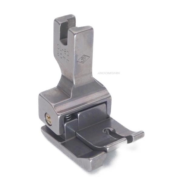 職業用ミシン・工業用ミシン用押え「段付押え（左）8.0mm（アウトレット品）」