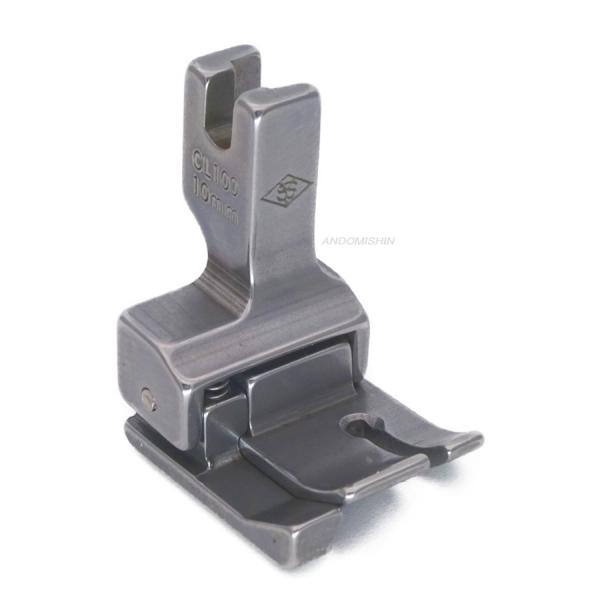 職業用ミシン・工業用ミシン用押え「段付押え（左）10.0mm（アウトレット品）」