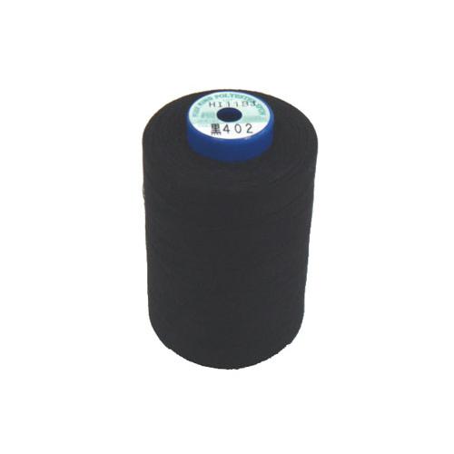 キングスパンミシン糸（90番/5000m巻）色：黒