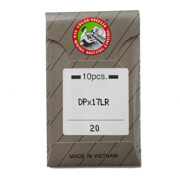 ミシン針（ナイフ針）　「オルガン針　ＤＰ＊１７ＬＲ（10本入）」　