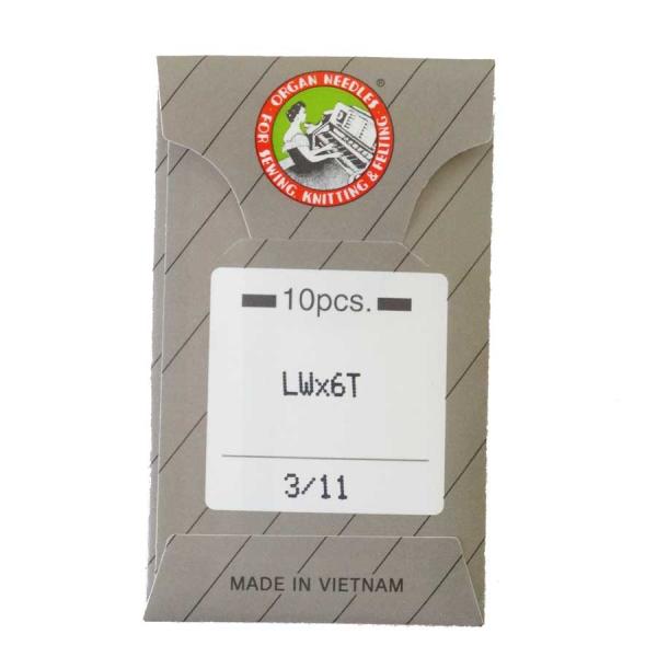 オルガン針　ＬＷ＊６Ｔ（10本入）