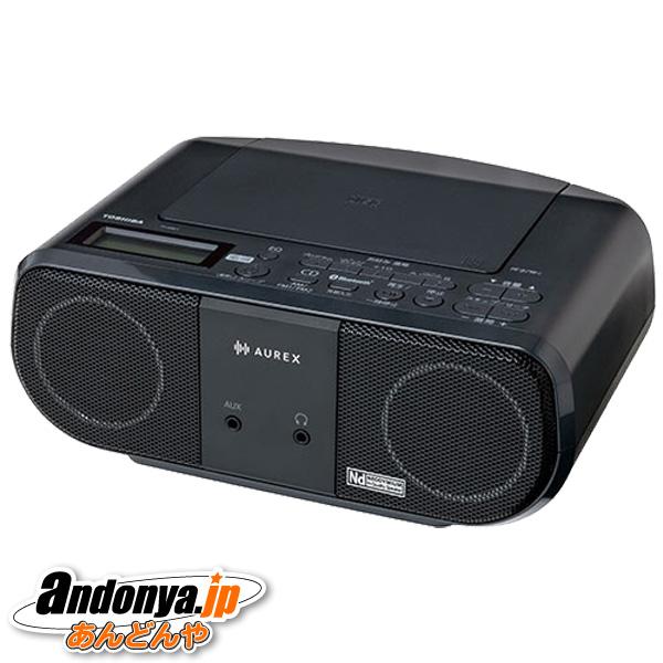 東芝 AUREX ネオジウムスピーカー搭載CDラジオ TY-ANC1-K [ブラック]