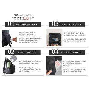 マザーズバッグ リュック おしゃれ プレミアム...の詳細画像4