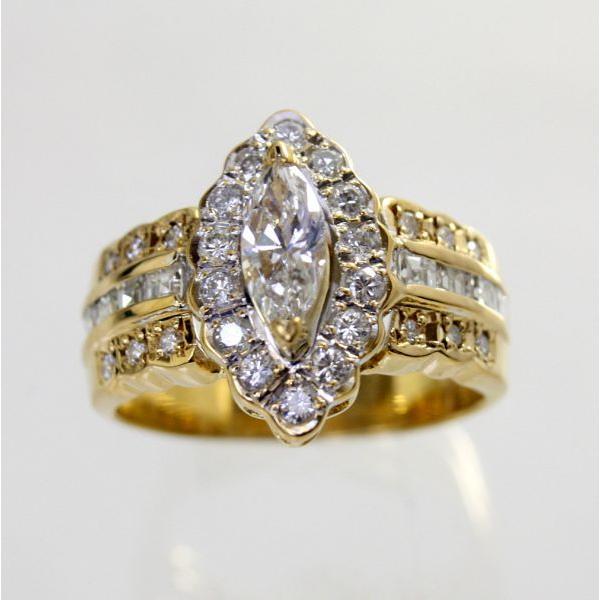 ◎中古美品◎１８金　ダイヤ　0.45ct　0.65ct　リング　11号