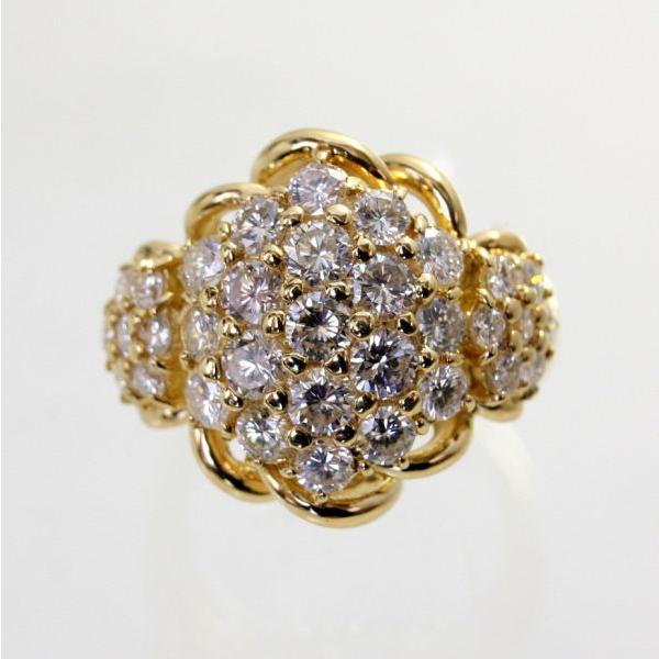◎中古美品◎１８金　ダイヤ　2.02ｃｔ　リング　11号