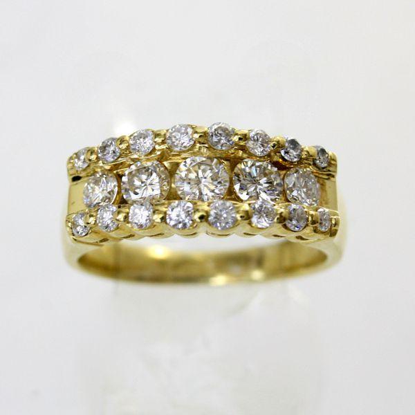 ◎中古美品◎１８金　ダイヤ　1.00ｃｔ　リング　15号