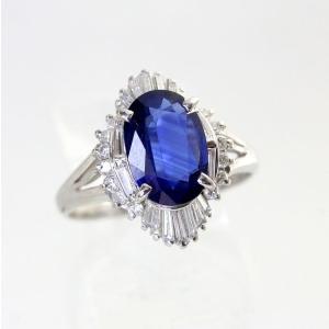 ダイヤモンド 計0.50ct リング 12号 プラチナ(Pt900) 【中古 