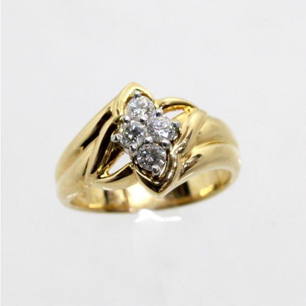 ◎中古美品◎１８金　ダイヤ　0.30ct　リング　12号