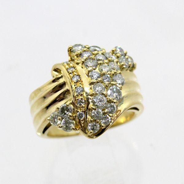 ◎中古美品◎１８金　ダイヤ　1.46ｃｔ　リング　12号
