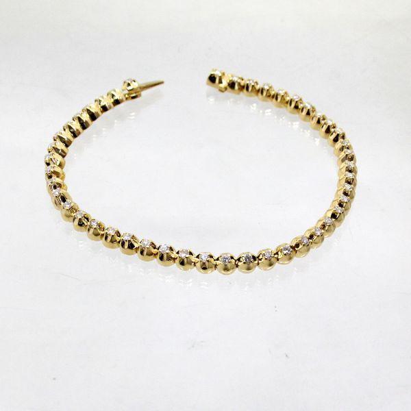 ◎中古美品◎１８金　ダイヤ　1.35ct　テニスブレスレット