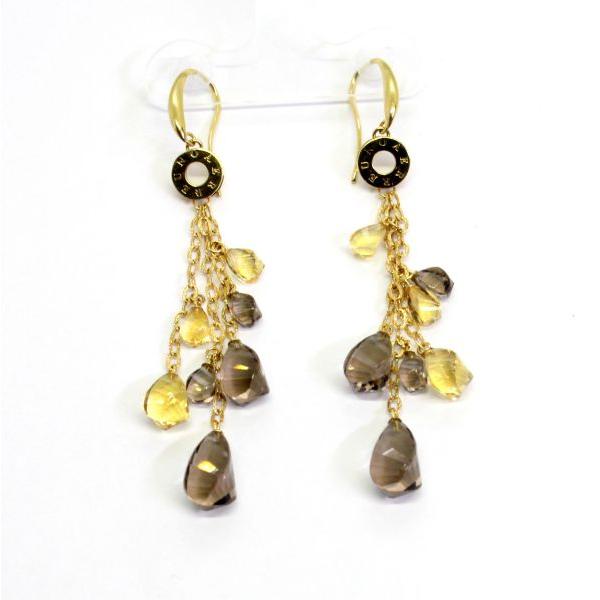 ◎中古美品◎UNOAERRE　１８金　クォーツ　ピアス