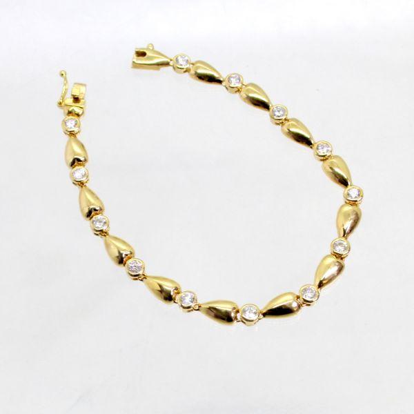 ◎中古美品◎１８金　ダイヤ　1.35ct　ブレスレット