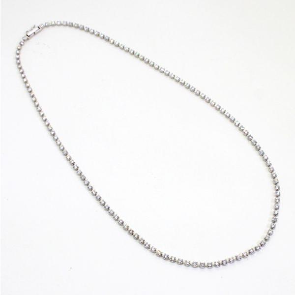 ◎中古美品◎プラチナ　ダイヤ　5.00ct　テニスネックレス