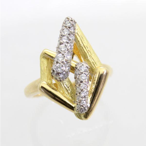 ◎中古美品◎フランス製　１８金　ダイヤ　リング 　11号