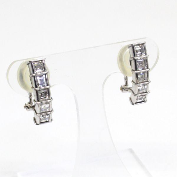 ◎中古美品◎プラチナ　ダイヤ　計2.00ct　ピアス