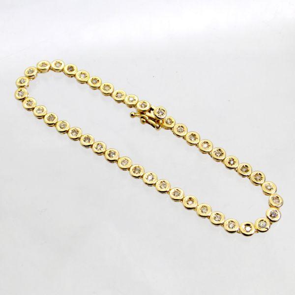 ◎中古美品◎１８金　ダイヤ　1.00ｃｔ　テニスブレスレット