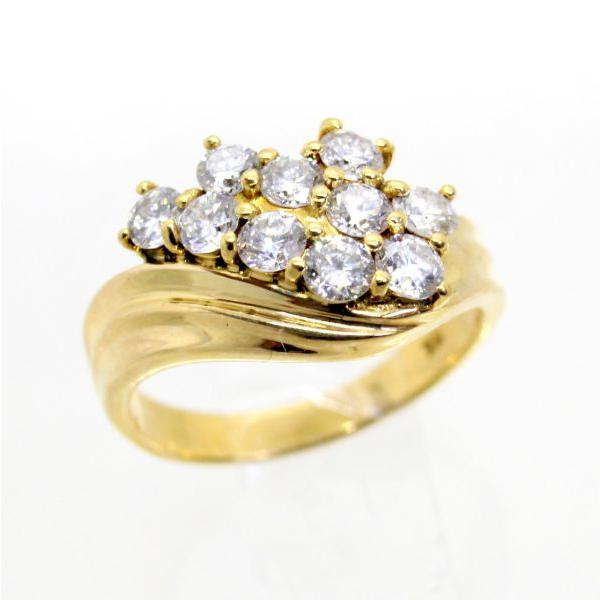◎中古美品◎１８金　ダイヤ　1.03ct　リング　12号