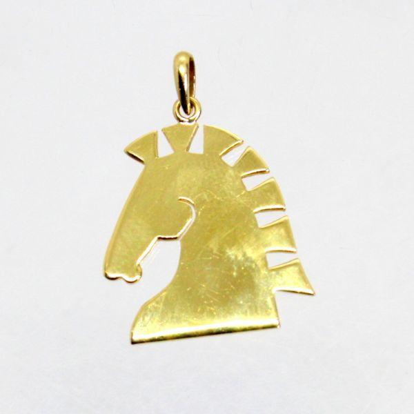 ◎中古美品◎１８金　馬デザイン　ペンダント