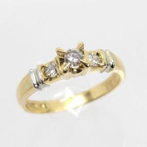 ◎中古美品◎18金 ダイヤ 0.47ct スコーピオンデザイン リング 15号 