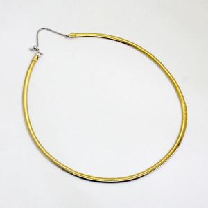 ◎中古美品◎18金YG,WG リバーシブル オメガチェーン