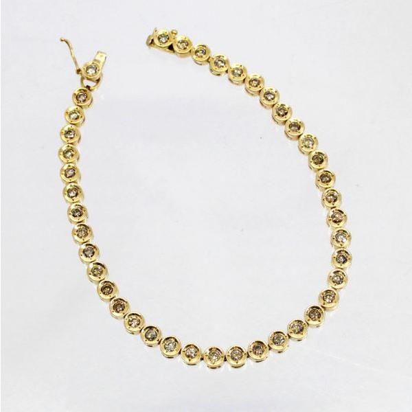 ◎中古美品◎１８金　ダイヤ　2.00ct　テニスブレスレット