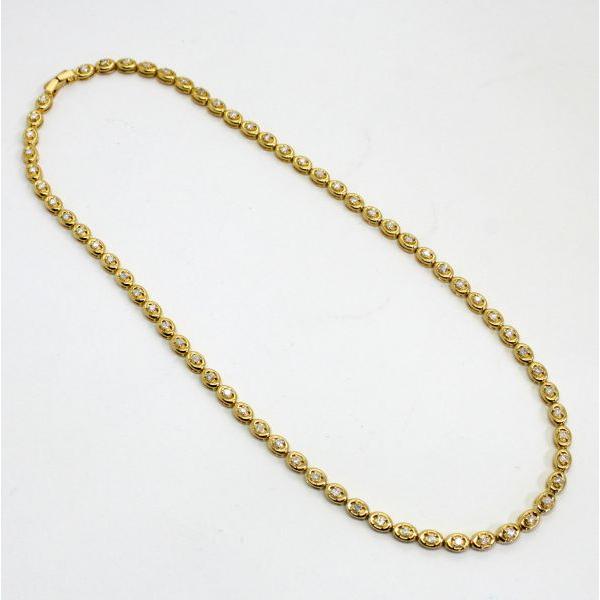 ◎中古美品◎１８金　ダイヤ　2.0ct　ネックレス