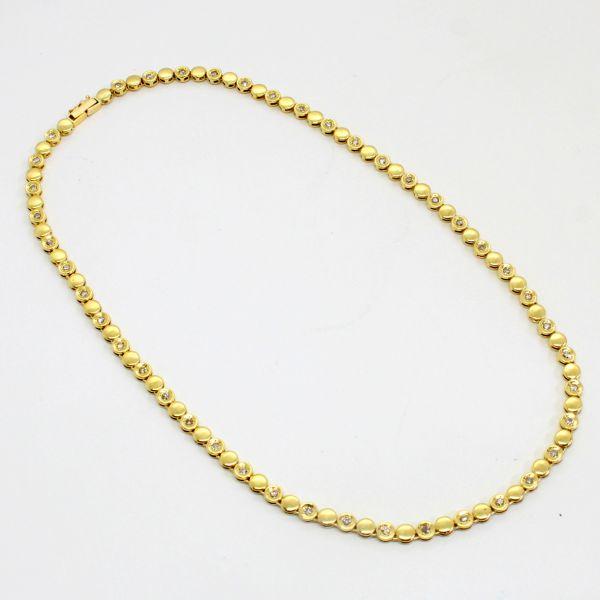 ◎中古美品◎１８金　ダイヤ　1.20ct　ネックレス