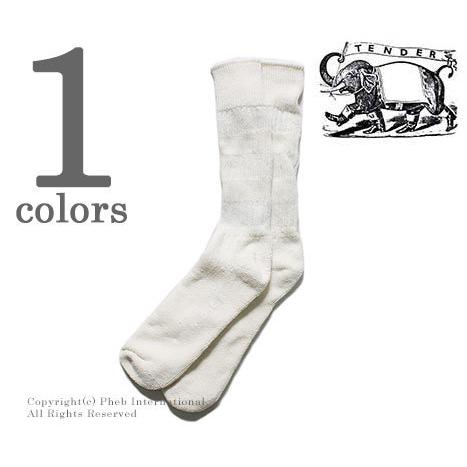テンダー TENDER Co. 英国製 モヘア/コットン ボーダーソックス 靴下 YARN STRI...