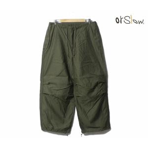 orSlow オアスロウ アーミーグリーン オリーブ ルーズフィット アーミートラウザーズ ARMY GREEN LOOSE FIT ARMY TROUSER (01-5020-76)｜andpheb
