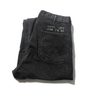 orSlow オアスロウ U.S.NAVY ブラックデニム ユーティリティパンツ US NAVY UTILITY BLACK DENIM PANTS (01-5130-D61S)｜andpheb