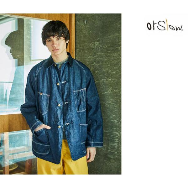 orSlow オアスロウ 25AWシーズナル ウール ライナー リラックスフィット デニム カバーオ...