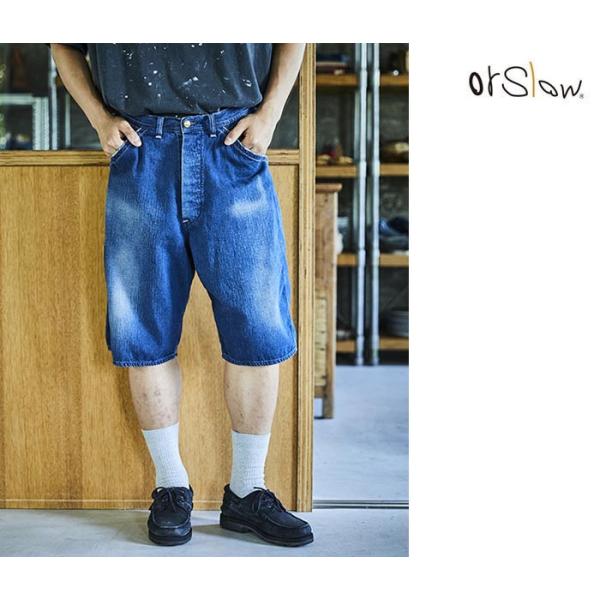 50%OFF セール orSlow オアスロウ 25SSシーズナル ユーズドウォッシュ ワイドフィッ...