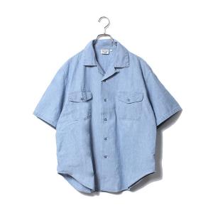 orSlow オアスロウ US NAVY 半袖 オフィサーシャツ OFFICER HALF SLEEVE SHIRT (01-8059-99)｜andpheb