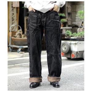 テンダー TENDER Co. タン ワトル染め 極ワイドデニム ジーンズ (136-OXFORD-TANWATTLE)｜andpheb