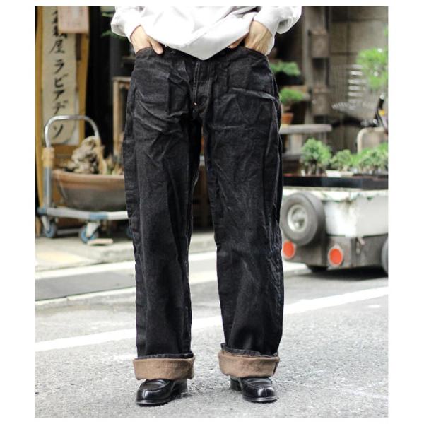 テンダー TENDER Co. タン ワトル染め 極ワイドデニム ジーンズ (136-OXFORD-...