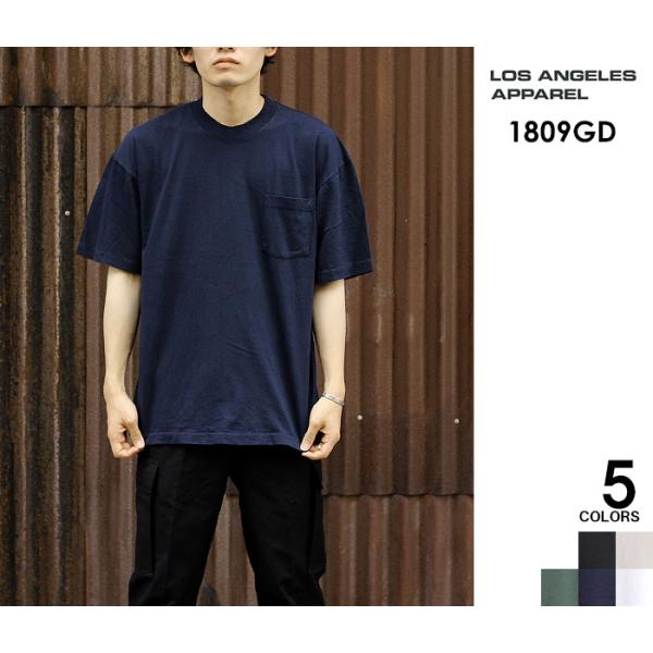 ロサンゼルスアパレル LOS ANGELES APPAREL ロスアパ 6.5オンス Tシャツ ガー...