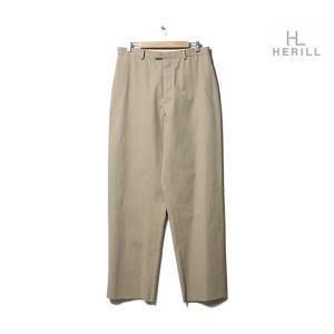 HERILL ヘリル チノパン カーキ ソフトツイスト オーガニックチノ Soft Twist Organic Chino Pants KHAKI (21-030-HL-8050-1-KHAKI)｜andpheb