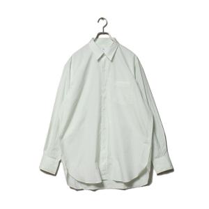 HERILL ヘリル スビンコットン レギュラーカラーシャツ ビッグサイズ ヘリル(グリーン) ライトグレー Suvin Regular Collar Shirts (21-050-HL-8010-1)｜andpheb