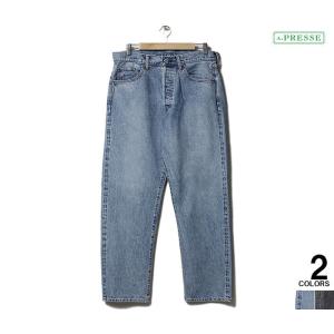 アプレッセ A.PRESSE ウォッシュド デニム ジーパン Washed Denim Pants (21AAP-04-05M)｜andpheb