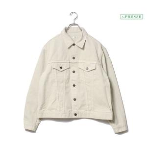 アプレッセ A.PRESSE ECRU デニム サードタイプ ジャケット ジージャン Ecru 3rd Type Jacket (22AAP-01-11H)｜andpheb