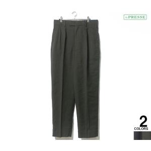 アプレッセ A.PRESSE Wide Tapered Trousers (22AAP-04-03M)｜andpheb