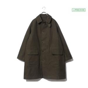 アプレッセ A.PRESSE オリーブ モーターサイクル ハーフコート Motorcycle Half Coat (22SAP-01-01H-OLV)｜andpheb