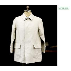 アプレッセ A.PRESSE リネン ハーフコート Linen Half Coat (23SAP-01-06H)｜andpheb