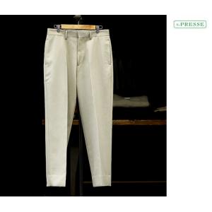 アプレッセ A.PRESSE カバートクロス トラウザーズ スラックス Covert Cloth Trousers (23SAP-04-05HB)｜andpheb