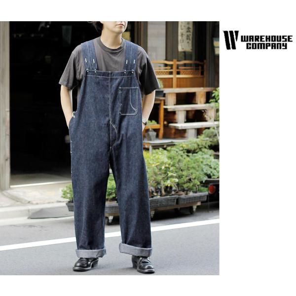 WAREHOUSE ウエアハウス 1930'S インディゴブルー オーバーオール (25SS-123...