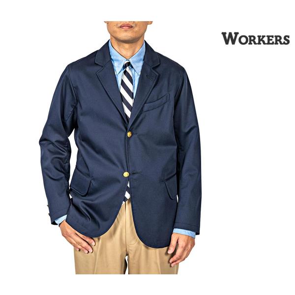 予約商品(お届け予定 2月頃以降) ワーカーズ WORKERS リンクル・レジスト チノ ネイビー ...