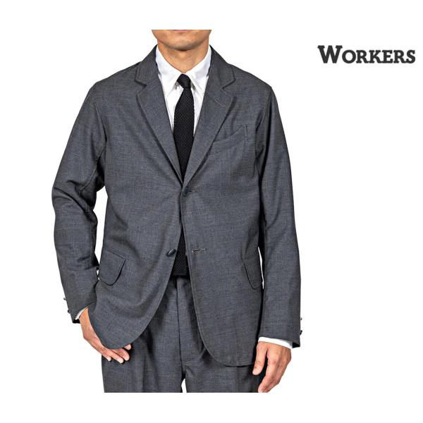 ワーカーズ WORKERS ウール トロピカル ムーングロー ブレザー (2602-MGB-WT)