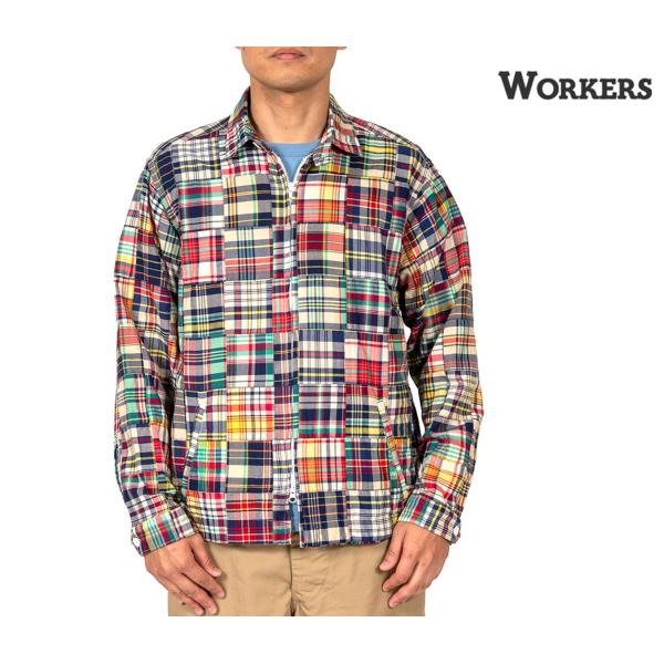 ワーカーズ WORKERS パッチワークマドラス スウィング トップ (2602-SWTP-MD)