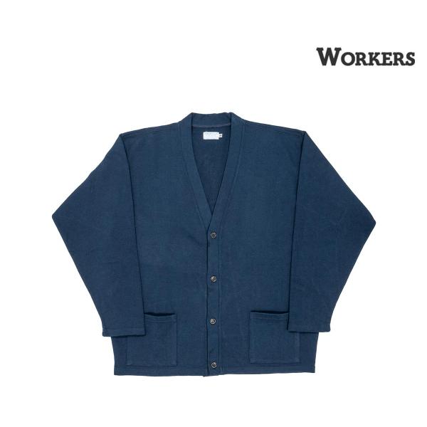 予約商品(お届け予定 9月頃以降) ワーカーズ WORKERS コットン リラックス カーディガン ...