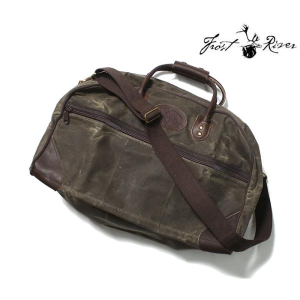 フロストリバー FROST RIVER カーティスフライトバッグ ミディアム ワックスドコットン バ...
